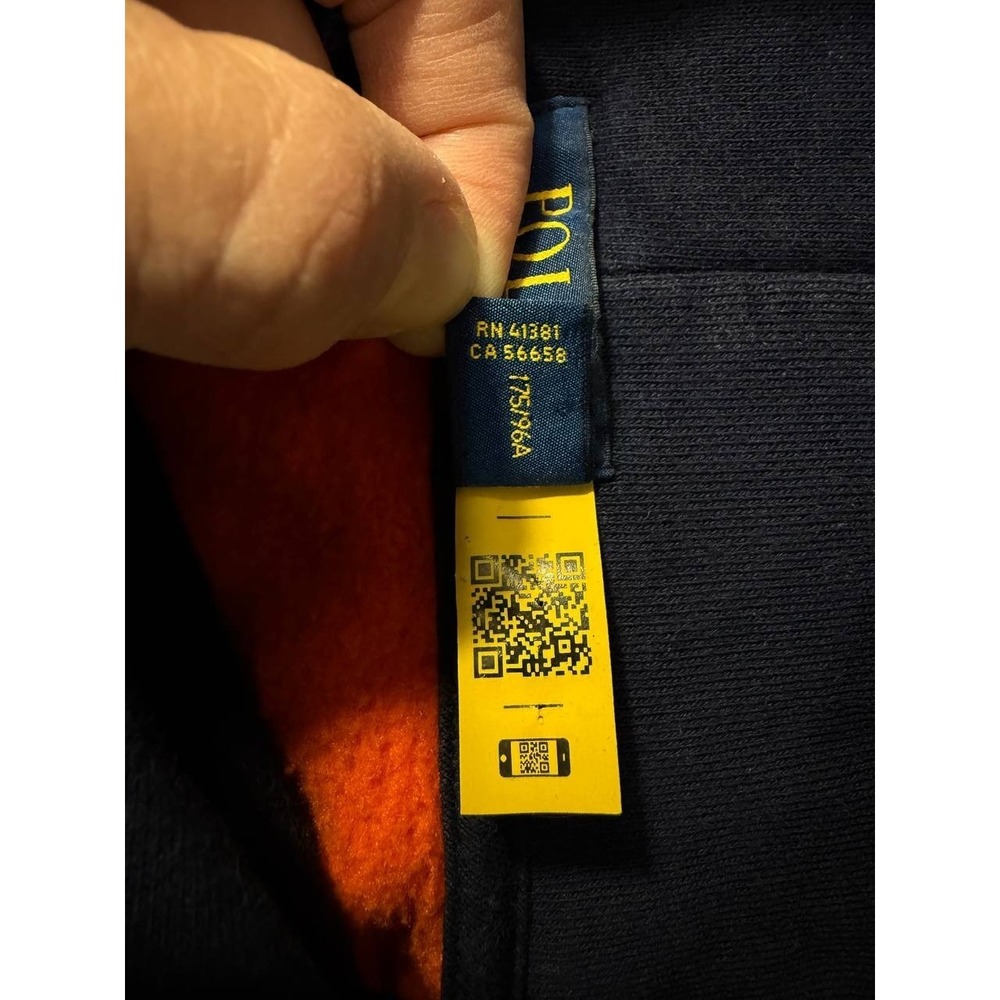 Polo Ralph Lauren Colorblock Fleece Pullover Hoodie Men's Size Medium - Picture 11 of 15